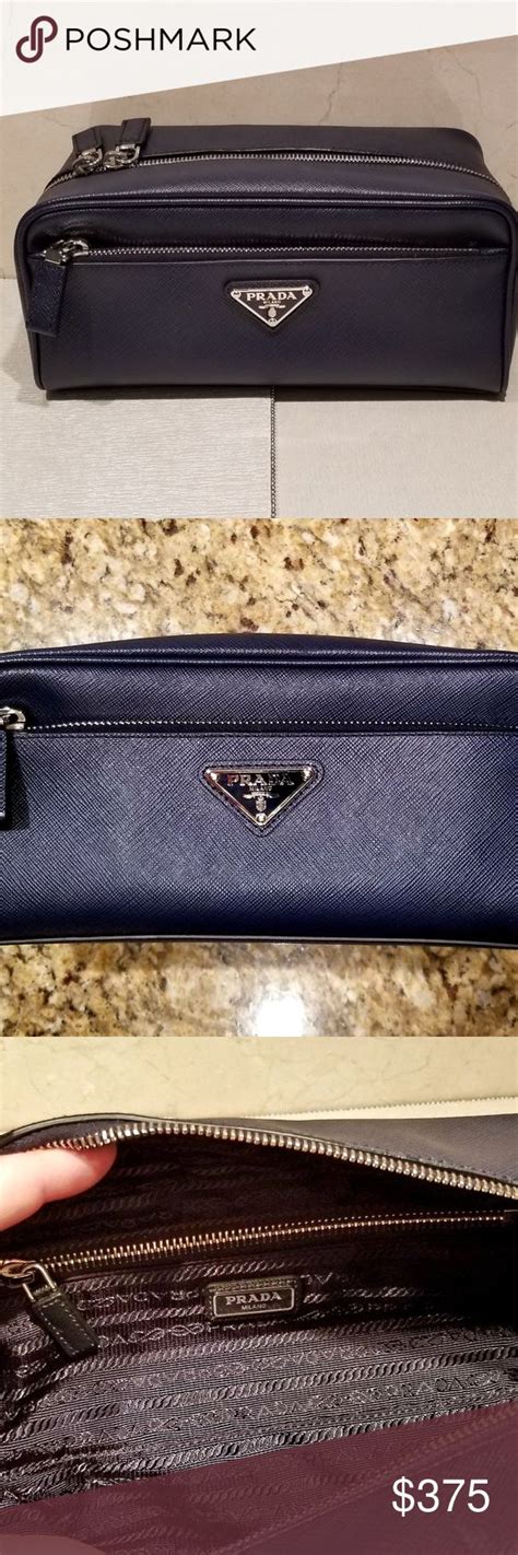 prada mens dopp kit|Prada Saffiano Dopp Kit .